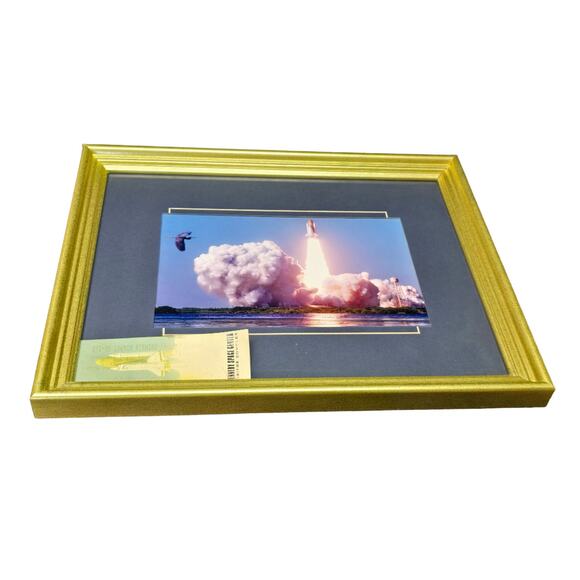 Kennedy Space Center STS-95 NASA Shuttle Launch Picture Framed & Souvenir Ticket - Picture 1 of 10